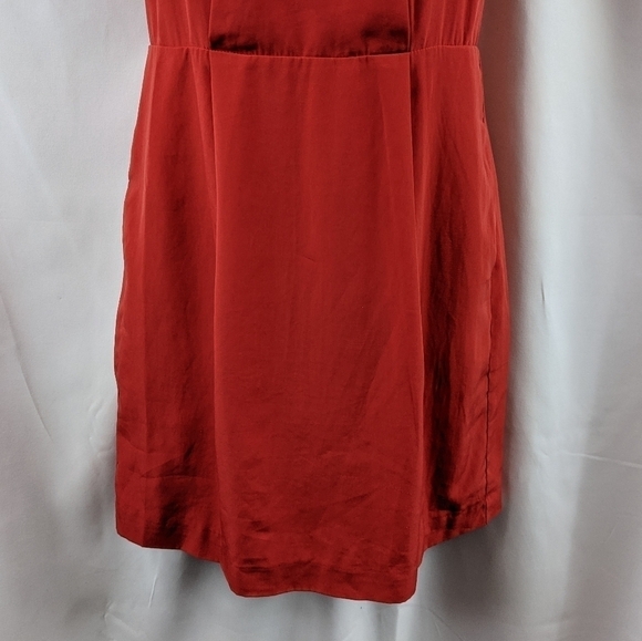 BCBGERATION Pleated Halter Style Dress Sz 2 - Picture 4 of 15